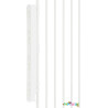 Barrière de sécurité modulable 3 sections 90cm à 223cm flex l