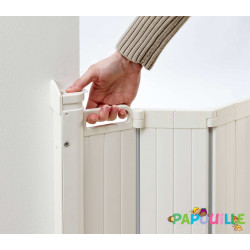 Barrière de sécurité enfant accordéon guard me blanc