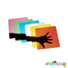 Miroirs acrylique de couleur enfant 15x15cm - lot de 6