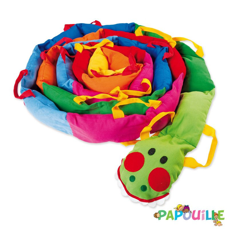 Serpent chenille 16 enfants en balade