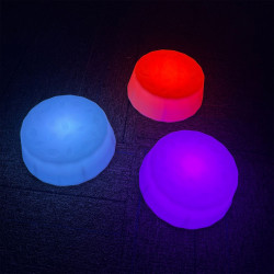 6 dalles sensorielles rondes lumineuses