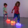6 dalles sensorielles rondes lumineuses