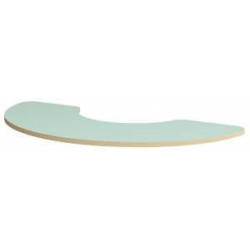 Table demi lune Bleu