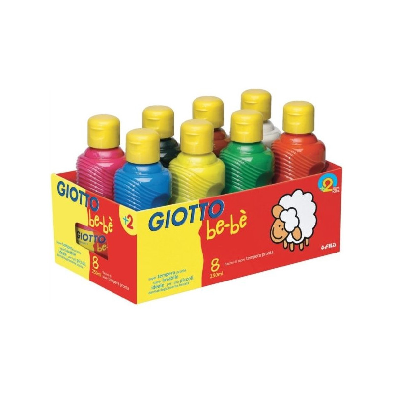 Set de 8 gouaches 250ml