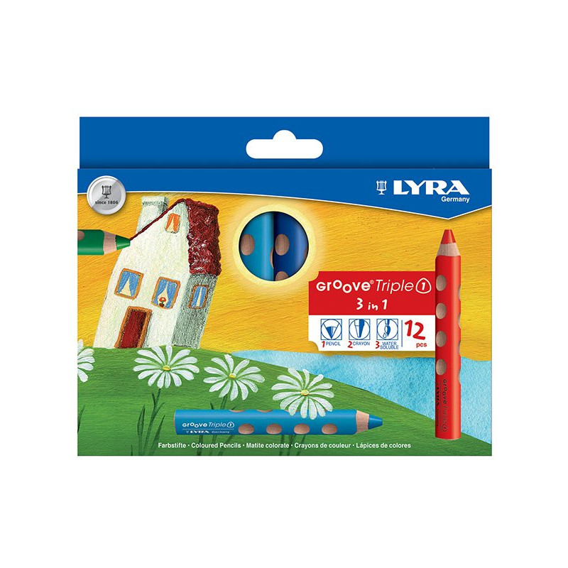 Crayon Groove triple lot de 12