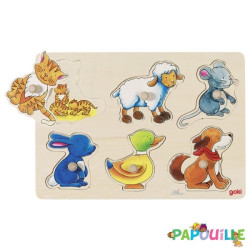 Puzzles avec images cachées maman et ses petits