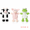 Marionnettes vache, cochon et grenouille (avec pattes)