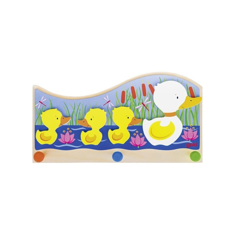 Portemanteau, famille de canards 3 patères