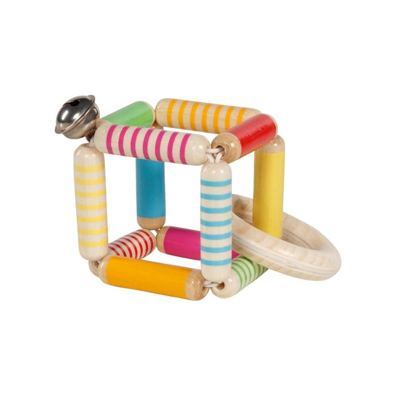 Hochet dé flexible en bois