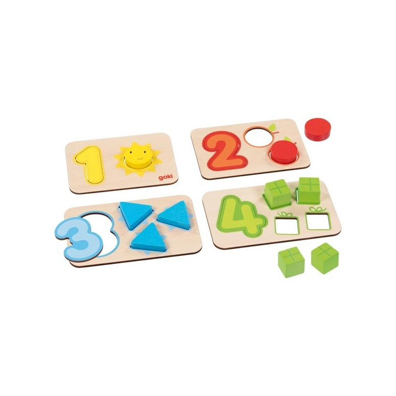 Puzzle Chiffres et associations d'images