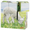 Puzzle de cubes, animaux de la ferme
