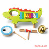 Table musicale crocodile avec livret de partitions