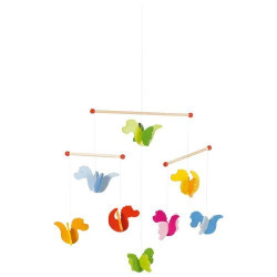 Mobile dragon en bois