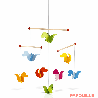 Mobile dragon en bois