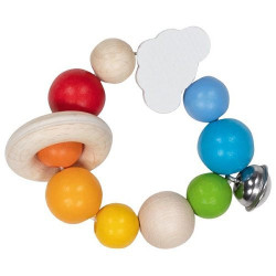 Hochet flexible - arc-en-ciel