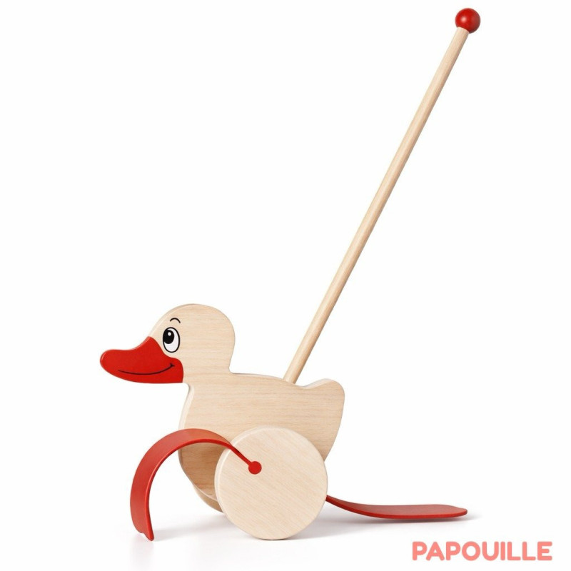 Canard à tirer - en bois