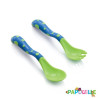 Lot de 1 fourchette - 1 cuillère d’apprentissage ergonomique