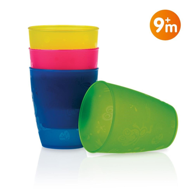 Gobelets - 4pcs - 300ml - 9m+