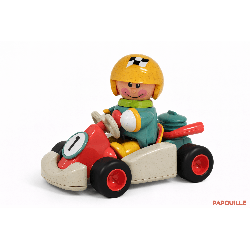 Voiture de Kart avec personnage - Tolo Bio
