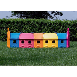 Grand tunnel de jeu Rocky 5 Wagons