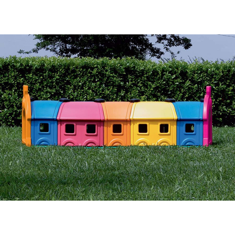 Grand tunnel de jeu Rocky 5 Wagons