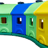 Grand tunnel de jeu Rocky 5 Wagons