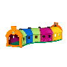 Grand tunnel de jeu Rocky 5 Wagons