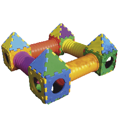 Aire de jeux cubique château