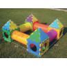 Aire de jeux cubique château