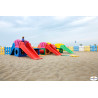 Aire de jeux extérieur 3 toboggans