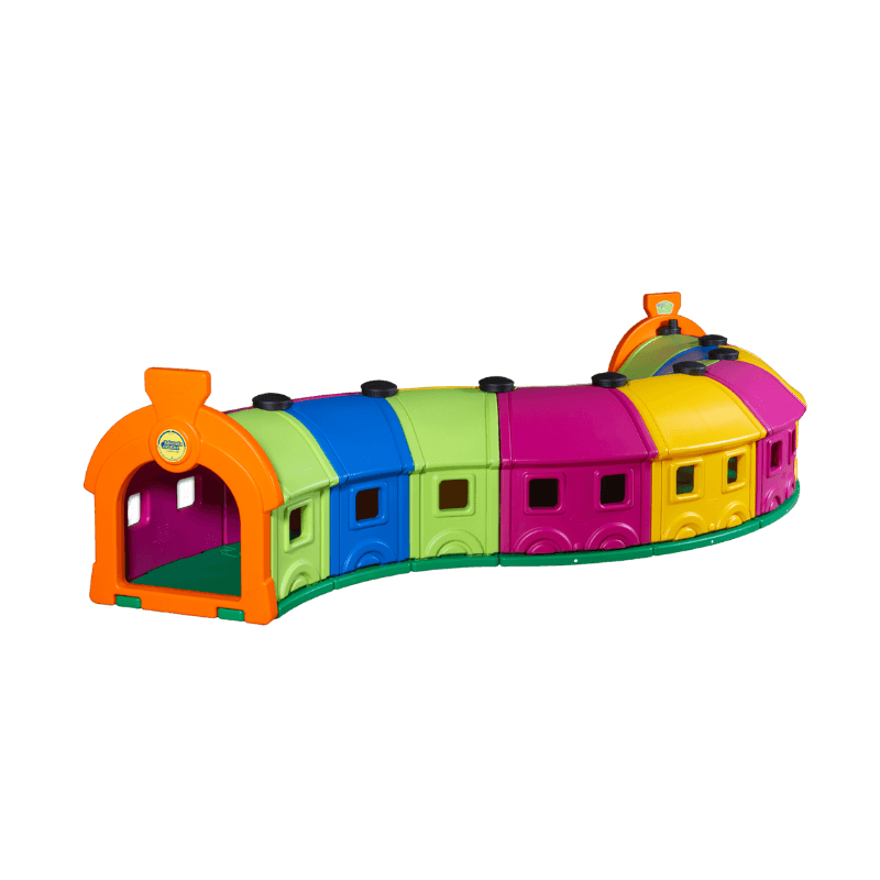 Tunnel de jeux extérieur - 8 wagons