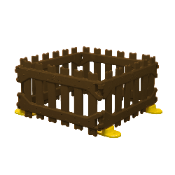 Barrière modulaire - 4 panneaux