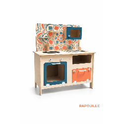 Cuisine en bois moderne pour enfant