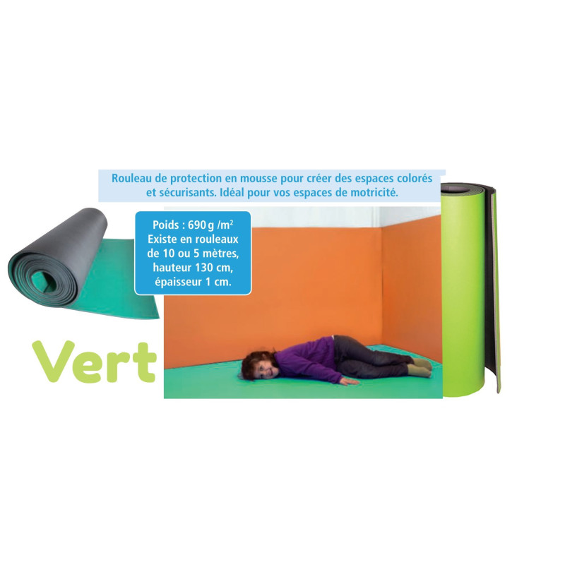Rouleau de protection 10 mètres bleu