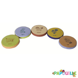 Coussin-galette de sol en mousse pvc animaux