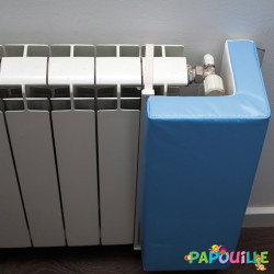 Protection radiateur en mousse pour angle - 2 pièces - sur mesure