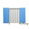 Protection radiateur en mousse pour angle - 2 pièces - sur mesure