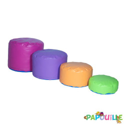 Parcours de motricité pouf pouf