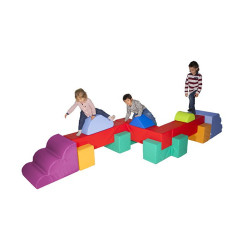 Parcours de motricité zig-zag