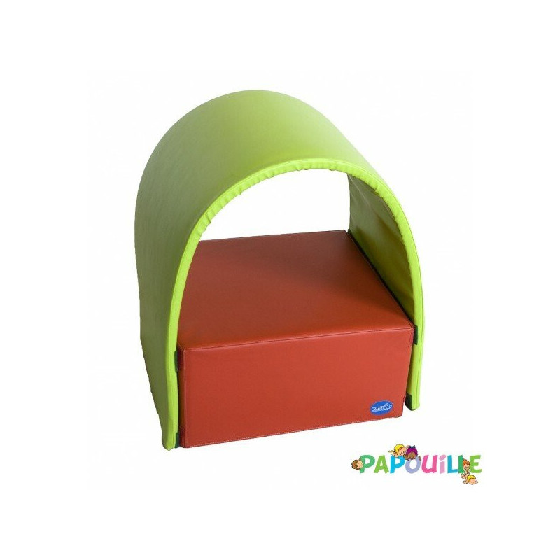 Pouf rouge singe
