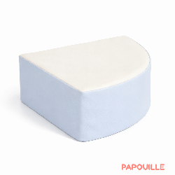 Pouf triangle en mousse imperméable assise 15 cm