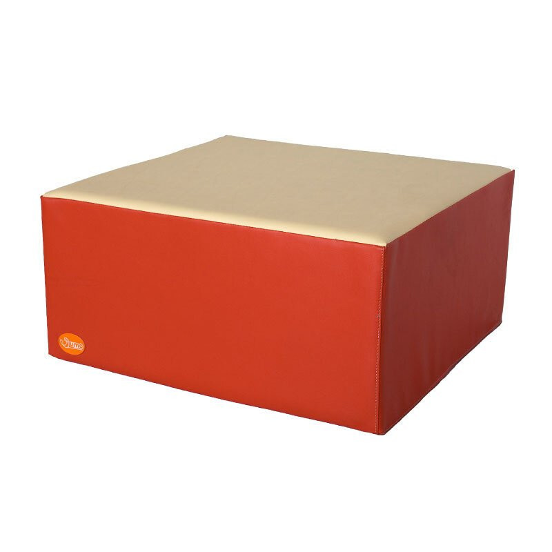 Pouf table carré en mousse imperméable assise 30 cm