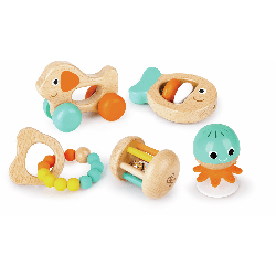 Coffret de jouets sensoriels en bois