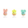 3 hochets à ventouse - animaux
