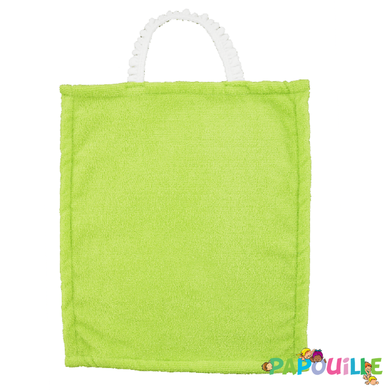 Bavoir microfibre 35 x 45 vert / indestructible