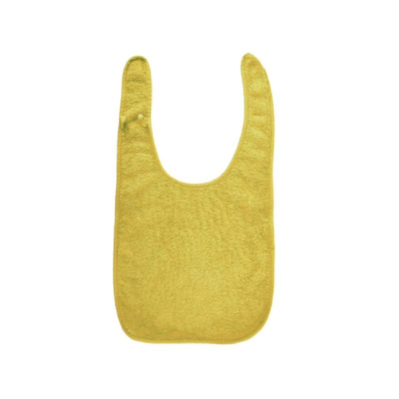 Bavoir à oreilles de lapin - jaune