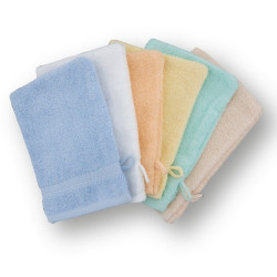 Gant de toilette 400g/m² -  vert nil
