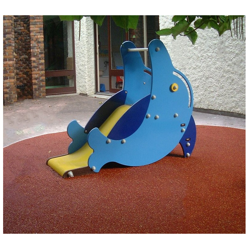 Toboggan enfant extérieur flippo le dauphin