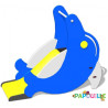 Toboggan enfant extérieur flippo le dauphin