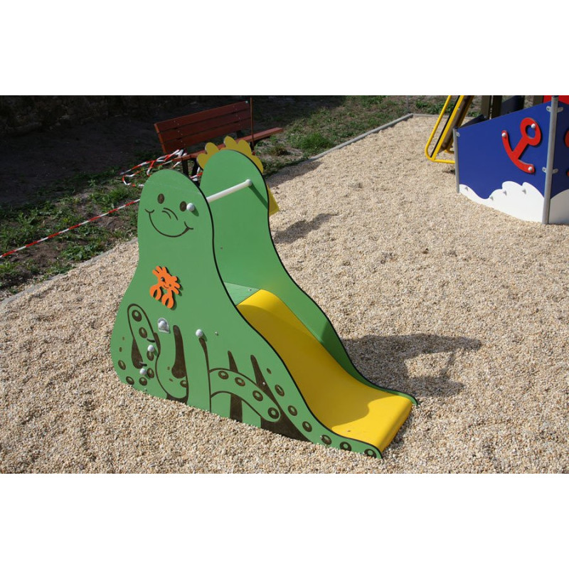 Toboggan jeu extérieur pour enfant poulpe